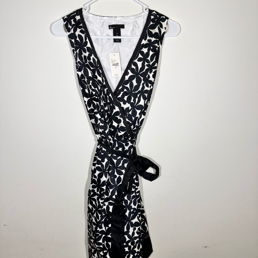 Lane Bryant Size 14 Floral Wrap Dress A-Line Knee Length